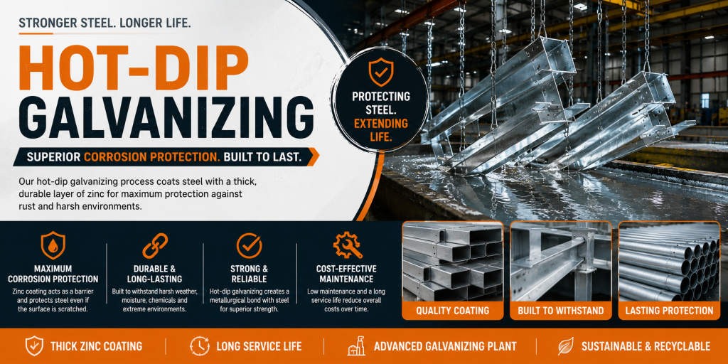 Hot dip Galvanizing Banner